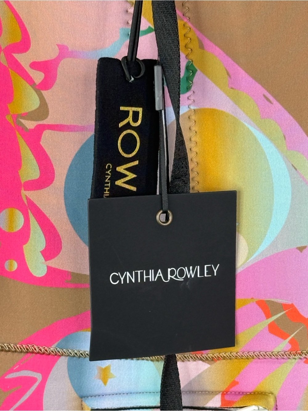Cynthia Rowley Retired Butterfly Wetsuit Camel Size XS NWT - Picture 9 of 10